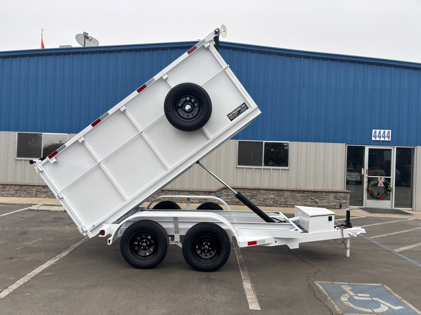 New 2026 TRU 5x10x4 Single Ram Dump Trailer 7,000 lbs GVWR