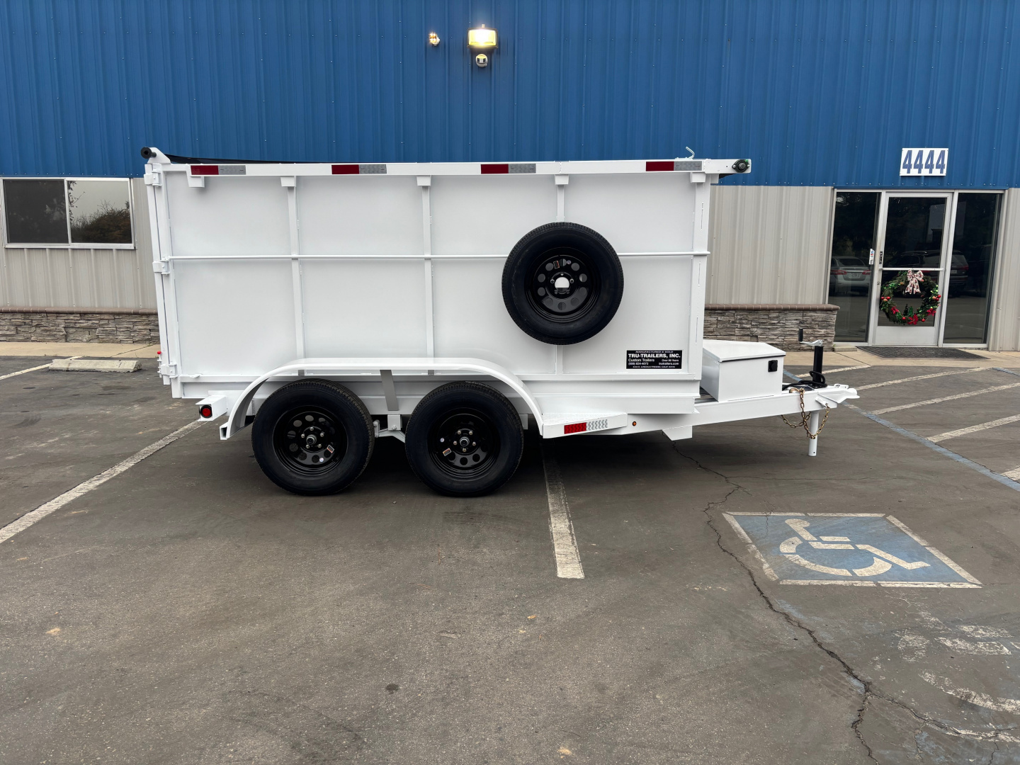 New 2026 TRU 5x10x4 Single Ram Dump Trailer 7,000 lbs GVWR
