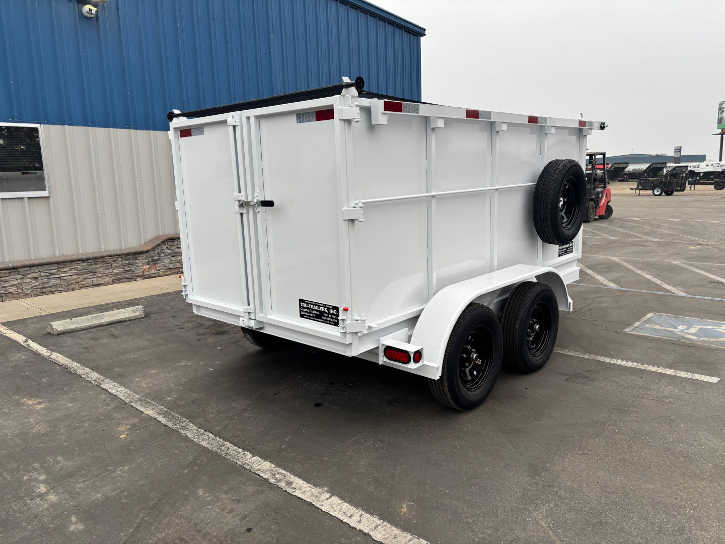 New 2026 TRU 5x10x4 Single Ram Dump Trailer 7,000 lbs GVWR