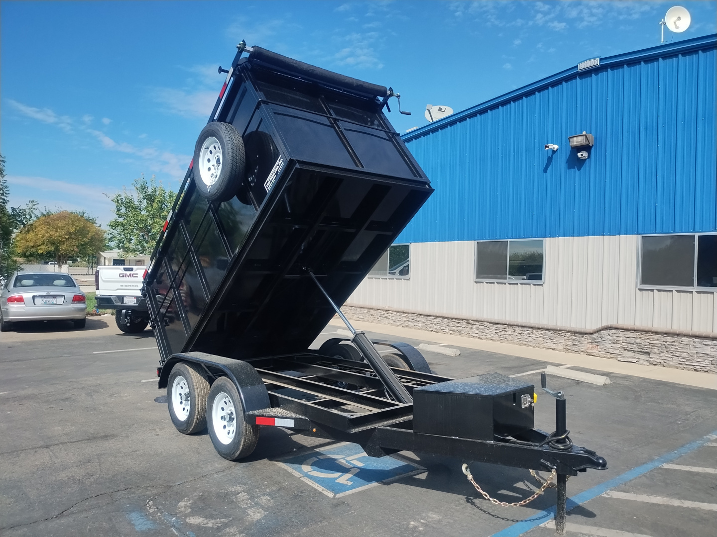 New 2026 TRU 5x10x4 Single Ram Dump Trailer 7,000 lbs GVWR