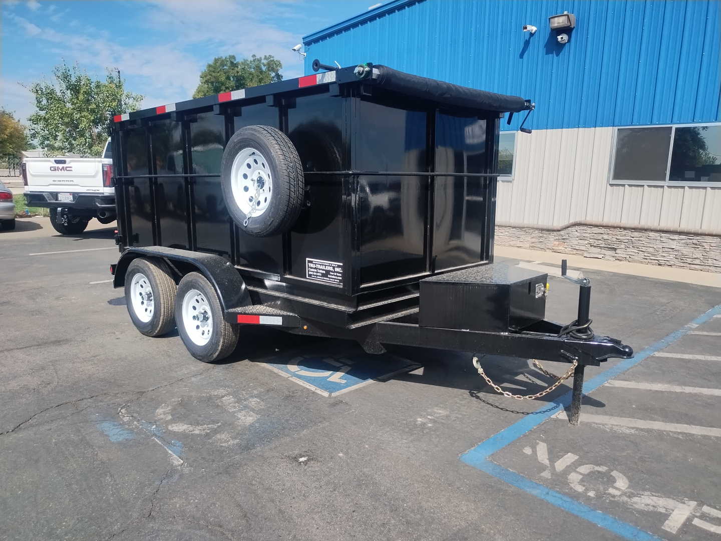 New 2026 TRU 5x10x4 Single Ram Dump Trailer 7,000 lbs GVWR