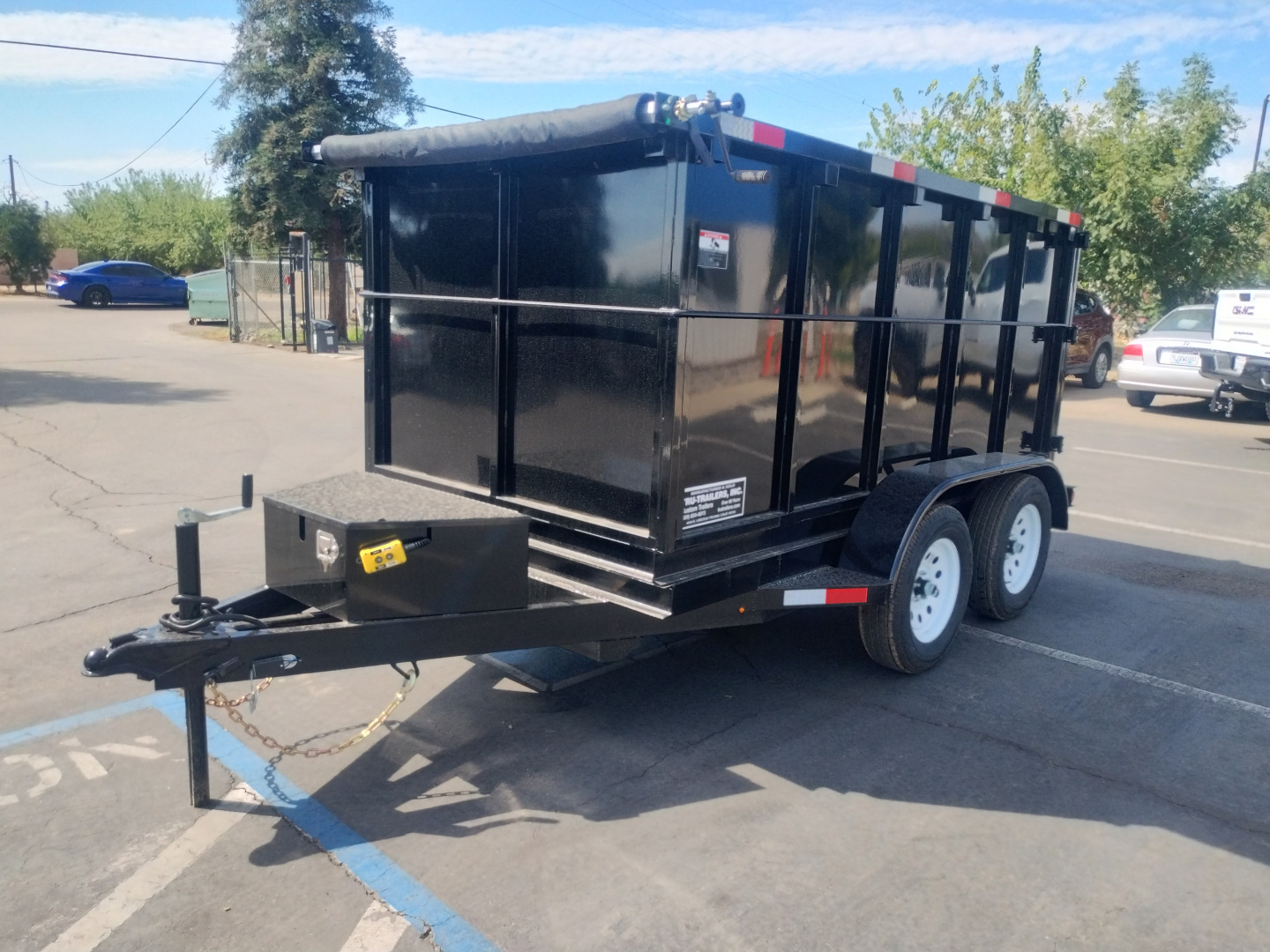 New 2026 TRU 5x10x4 Single Ram Dump Trailer 7,000 lbs GVWR