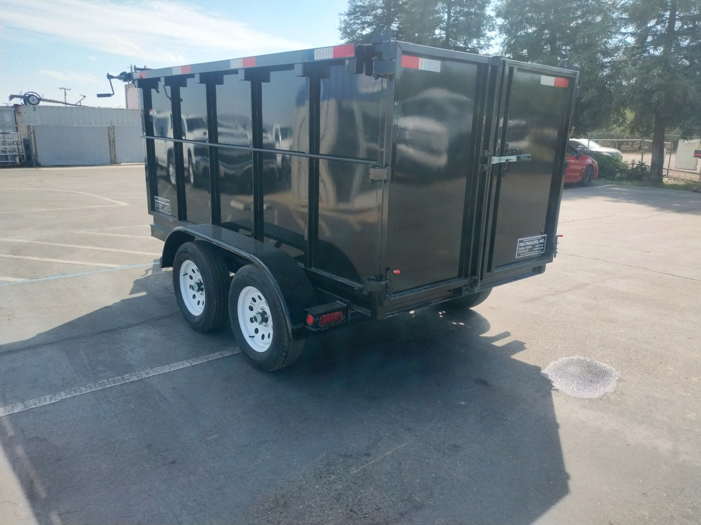 New 2026 TRU 5x10x4 Single Ram Dump Trailer 7,000 lbs GVWR