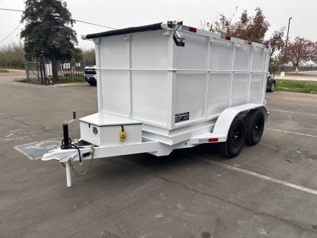 New 2026 TRU 5x10x4 Single Ram Dump Trailer 7,000 lbs GVWR