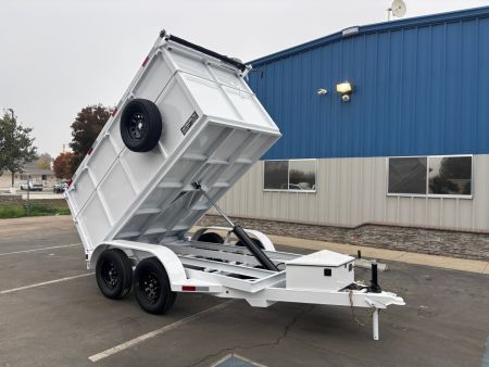 New 2026 TRU 5x10x4 Single Ram Dump Trailer 7k GVWR