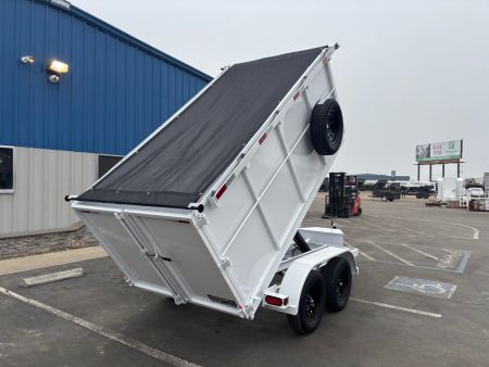New 2026 TRU 5x10x4 Single Ram Dump Trailer 7,000 lbs GVWR
