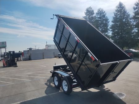 New 2026 TRU 5x10x4 Single Ram Dump Trailer 7,000 lbs GVWR