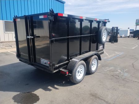 New 2026 TRU 5x10x4 Single Ram Dump Trailer 7,000 lbs GVWR