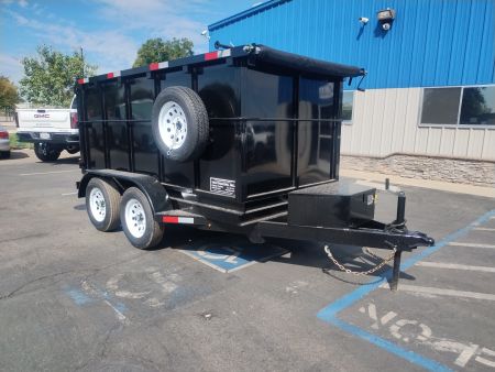 New 2026 TRU 5x10x4 Single Ram Dump Trailer 7,000 lbs GVWR