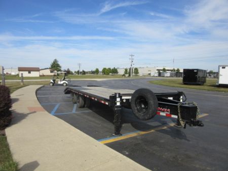 Used 2024 Trailerman 8.5 x 20+5 T102205HHFDL-B-225 Deckover Trailer 22.5K / Spare Tire