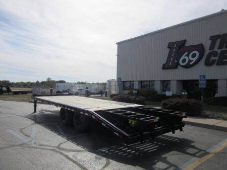 Used 2024 Trailerman 8.5 x 20+5 T102205HHFDL-B-225 Deckover Trailer 22.5K / Spare Tire