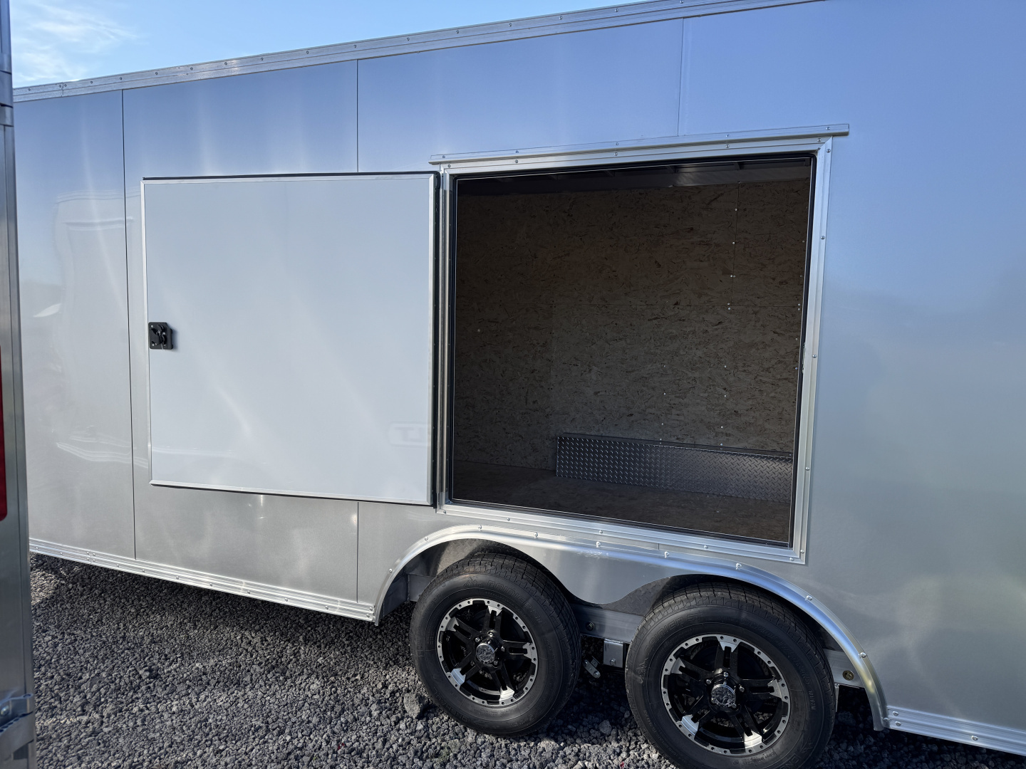New 2026 E-Z Hauler EZEX8.5X20CH XLT PRO Car Hauler 6 FOOT 10 INCH INTERIOR HEIGHT 4 FOOT ESCAPE DOOR FREE ALUMINUM WHEEL UPGRADE, SALE ON NOW
