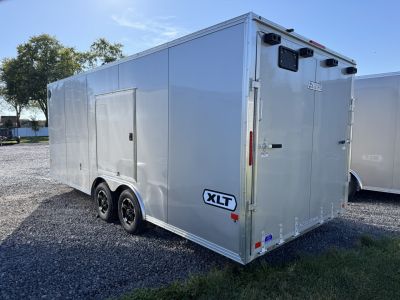 New 2026 E-Z Hauler EZEX8.5X20CH XLT PRO Car Hauler 6 FOOT 10 INCH INTERIOR HEIGHT 4 FOOT ESCAPE DOOR FREE ALUMINUM WHEEL UPGRADE, SALE ON NOW