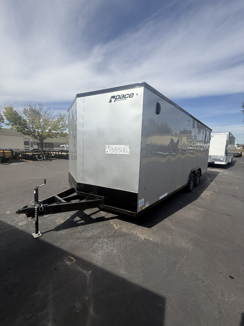 New 2026 Pace American 8.5 x 20 7k v-nose 6'6'' interior height, black out package, alum wheels Car / Racing Trailer