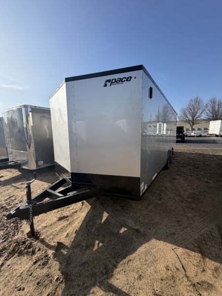 New 2026 Pace American 8.5 x 20 7k v-nose 6'6'' interior height, black out package, alum wheels Car / Racing Trailer