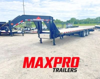 New 2027 Canada Trailers 30ft Gooseneck Trailer 2-12,000lbs axles