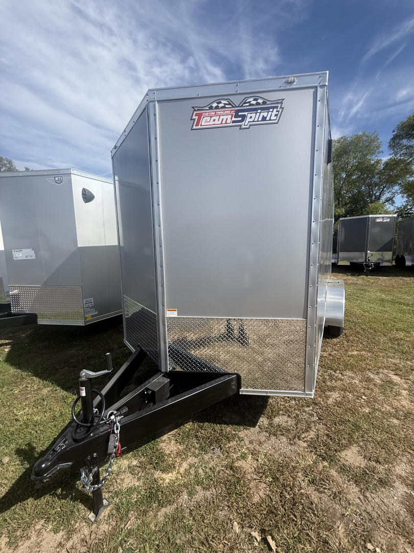 New 2025 Team Spirit Trailers 7x16 10k v-nose 6'-7" interior height polycore screwless Cargo / Enclosed Trailer