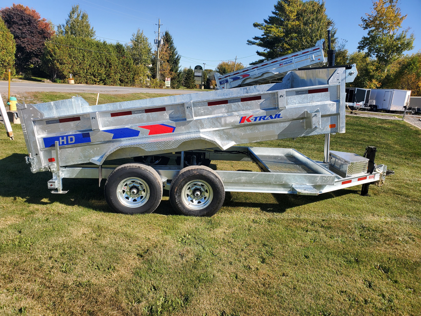 New 2026 K-TRAIL 7 x 14 HD Expert Series 7 Ton Dump Trailer
