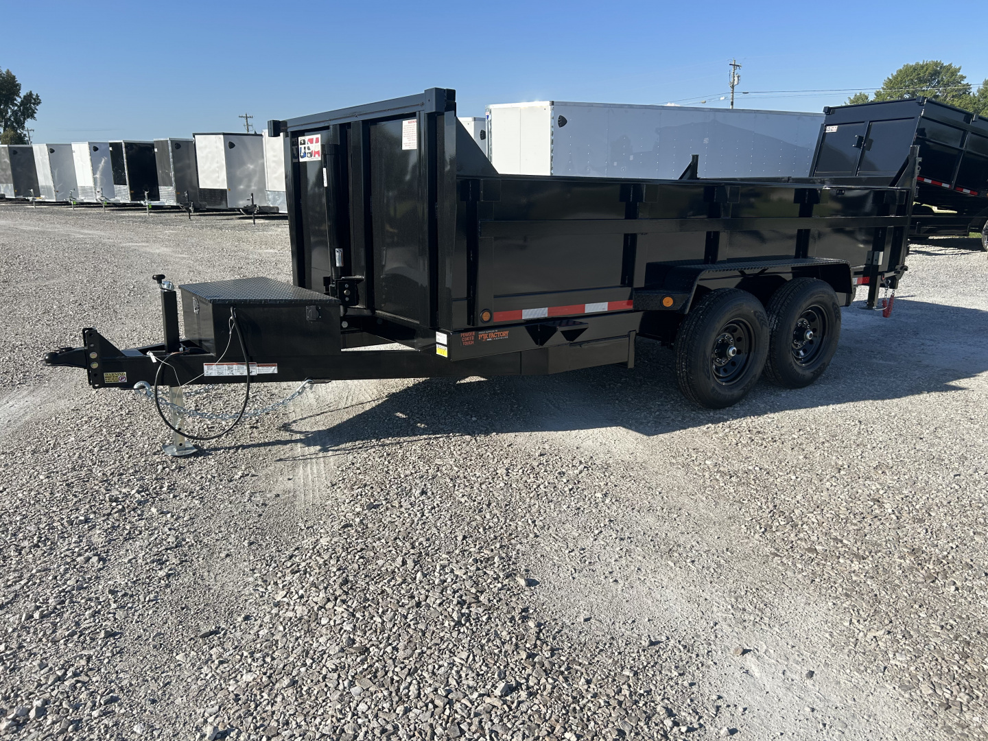 New 2026 Quality Steel and Aluminum HD 83"x14' Dump Trailer