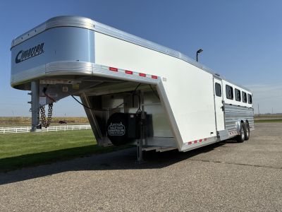 New 2026 Cimarron Trailers 10 Pen Showstar LX Stock / Stock Combo Trailer