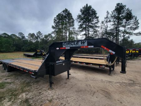 New 2025 Circle W 25+5 Gooseneck Flatbed Trailer
