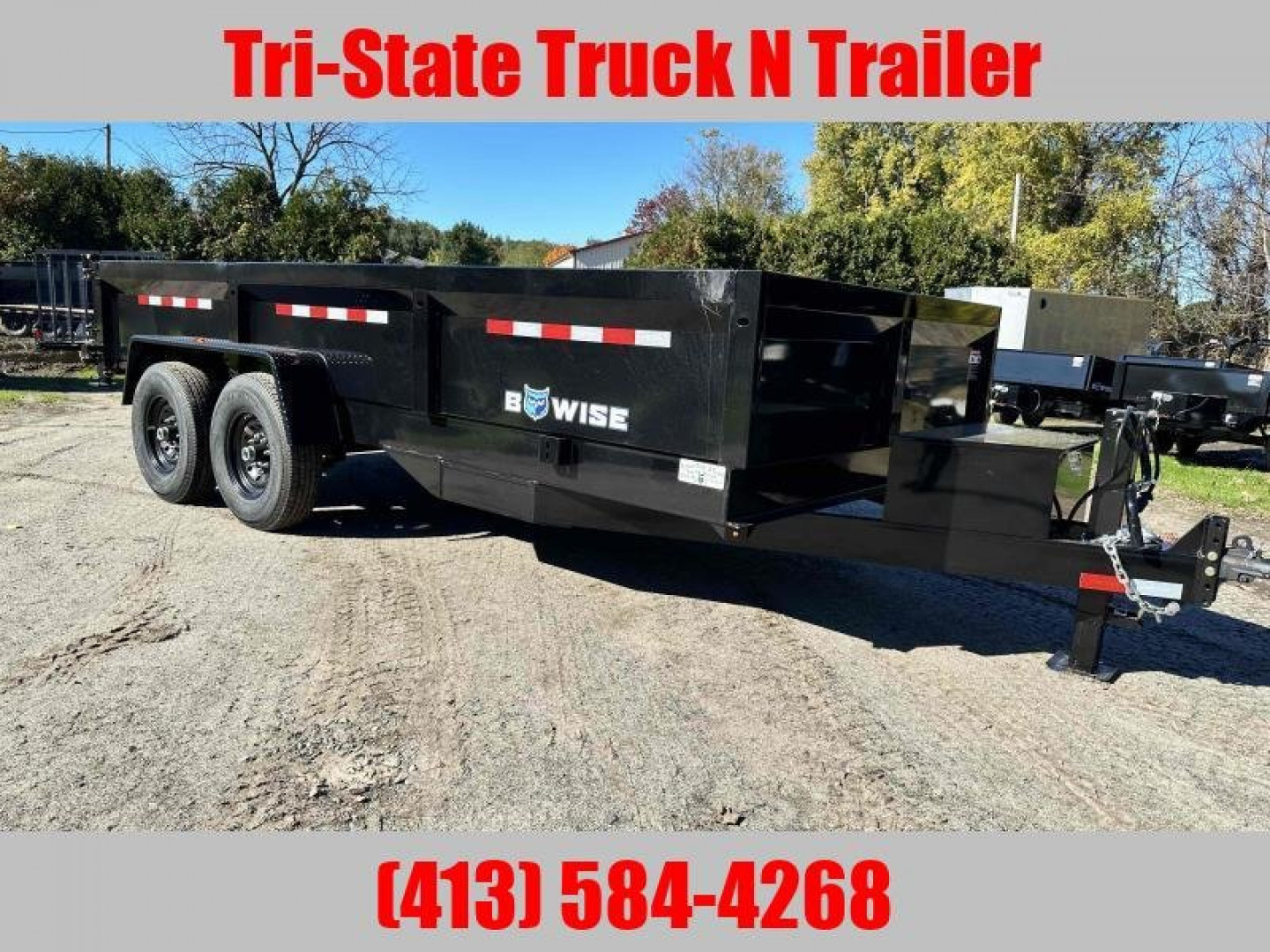 New 2026 BWISE Bwise 7x16 14k GVW dump trailer Dump Trailer