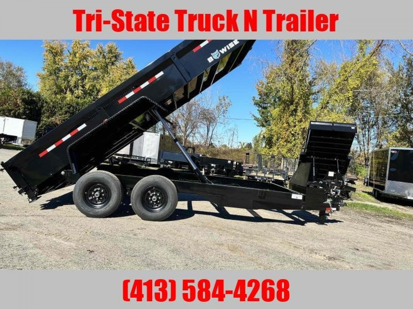New 2026 BWISE Bwise 7x16 14k GVW dump trailer Dump Trailer