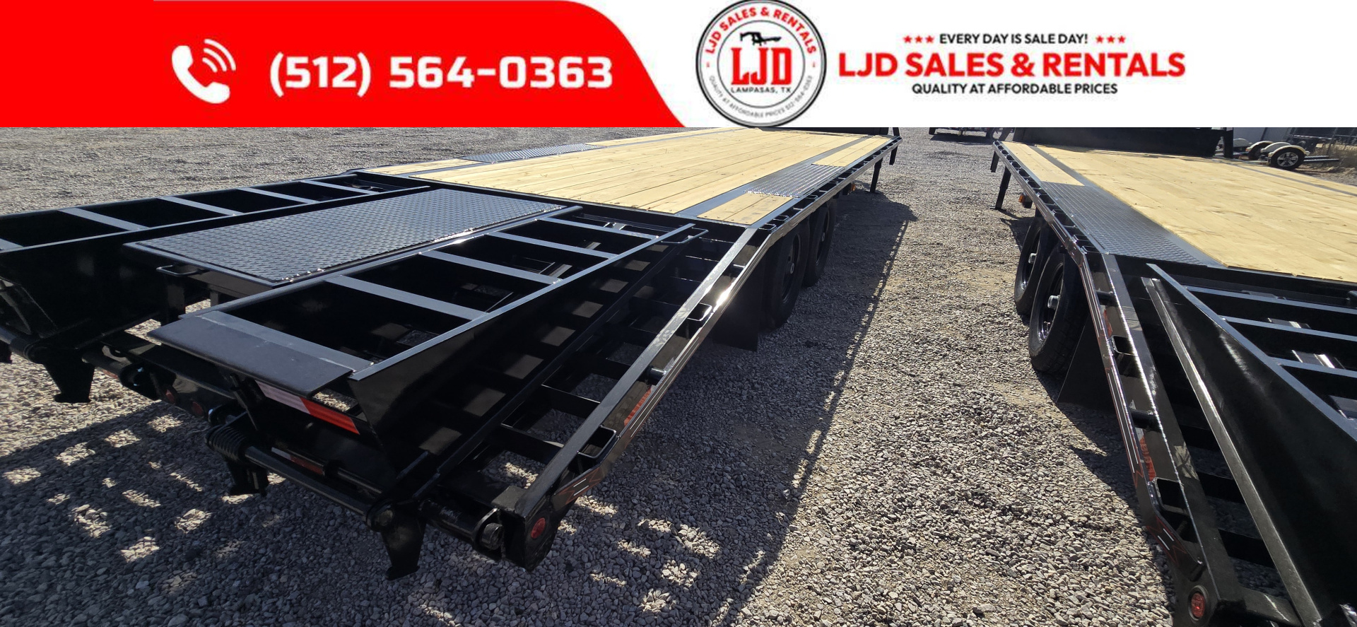 New 2026 Coffee Creek - Gooseneck Flatbed 27' Deckover Trailer