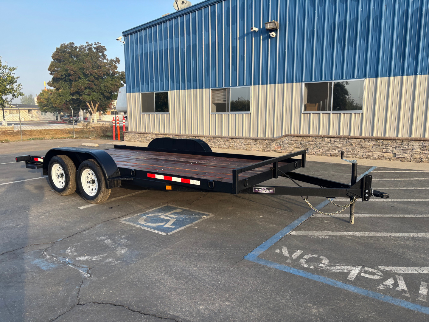New 2026 TRU 7'x16' Straight Deck Car Hauler / Racing Trailer