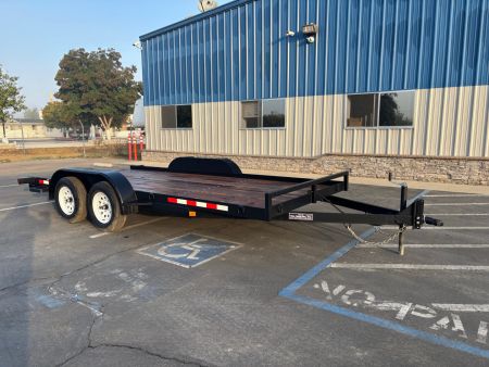New 2026 TRU 7'x16' Straight Deck Car Hauler / Racing Trailer