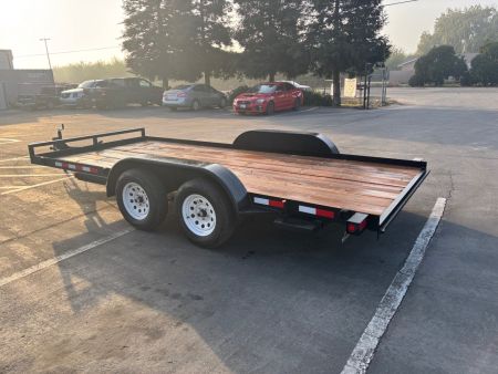 New 2026 TRU 7'x16' Straight Deck Car Hauler / Racing Trailer