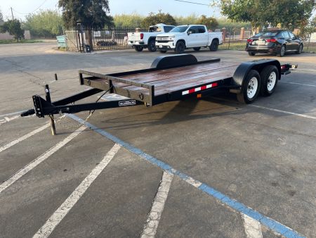 New 2026 TRU 7'x16' Straight Deck Car Hauler / Racing Trailer