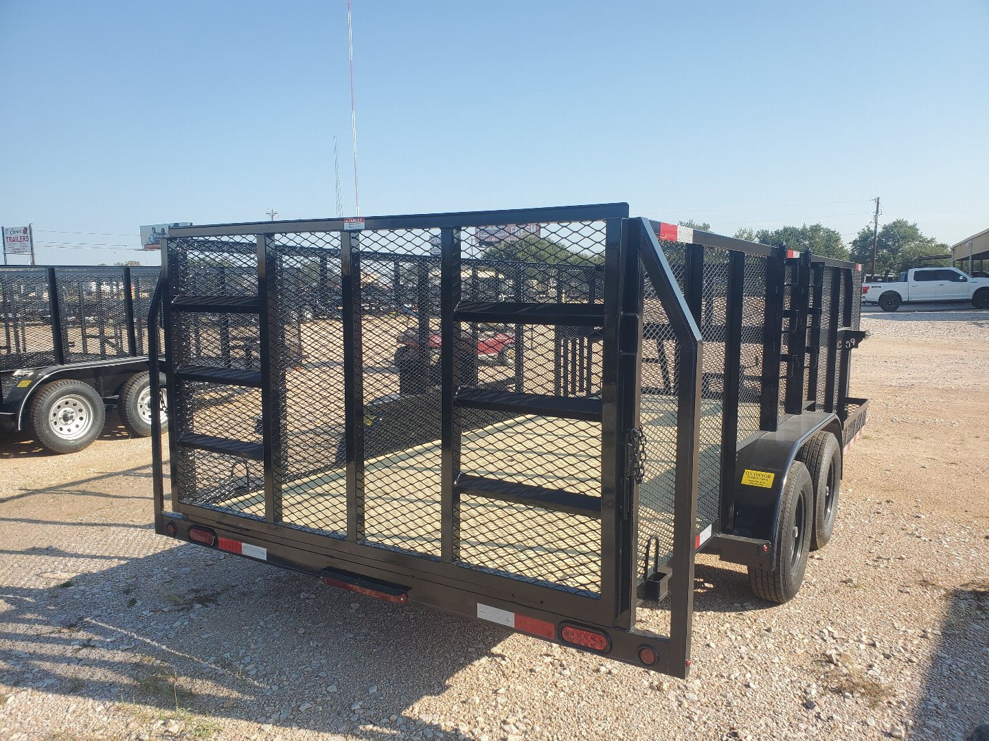 New 2025 P&C Trailers 83x16x4 landscape Landscape Trailer