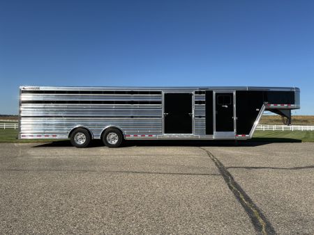 New 2026 Cimarron Trailers 30' x 8' Stierwalt Signature Series Show Trailer Stock / Stock Combo Trailer