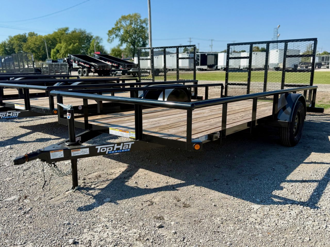 New 2026 Top Hat Trailers DSP14x77 Utility Trailer