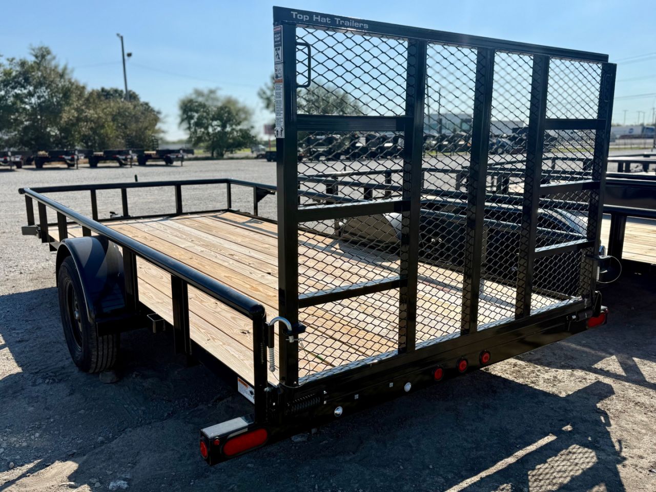 New 2026 Top Hat Trailers DSP14x77 Utility Trailer
