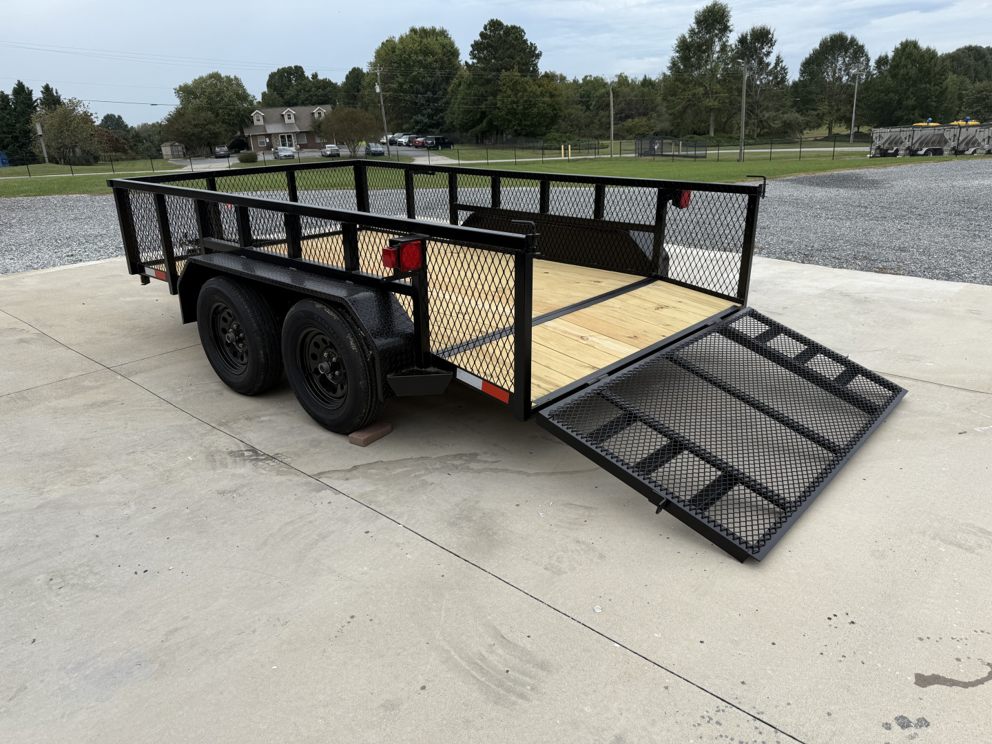 New 2026 Nolan 7X12 Landscape Utility Trailer w/2ft Mesh 7K