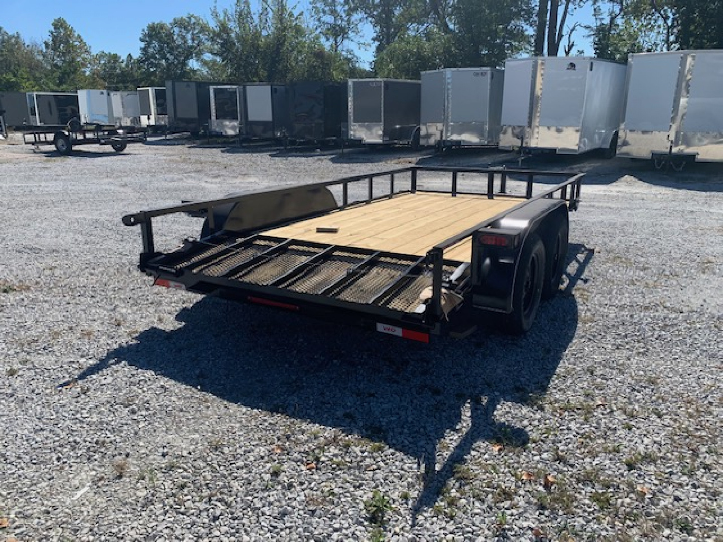 New 2026 WD Trailers 83x14 TA, 2' dovetail with 30" gate, 35k axles, Diamond Series Utility Trailer