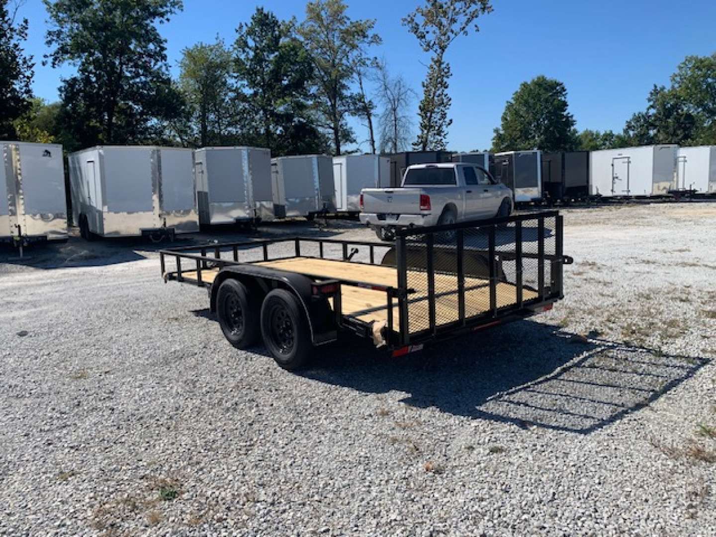 New 2026 WD Trailers 83x14 TA, 2' dovetail with 30" gate, 35k axles, Diamond Series Utility Trailer