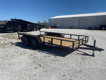 New 2026 WD Trailers 83x14 TA, 2' dovetail with 30" gate, 35k axles, Diamond Series Utility Trailer