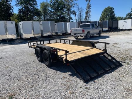 New 2026 WD Trailers 83x14 TA, 2' dovetail with 30" gate, 35k axles, Diamond Series Utility Trailer