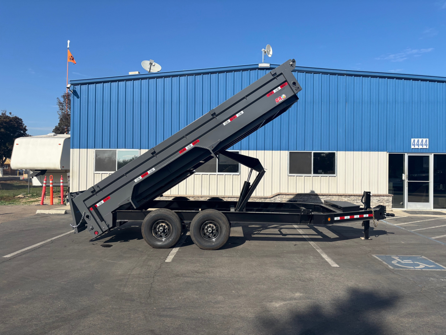 New 2026 GR 7'x16'x2' LOW PROFILE DESIGN Heavy Duty Dump Trailer 14,000 lbs GVWR