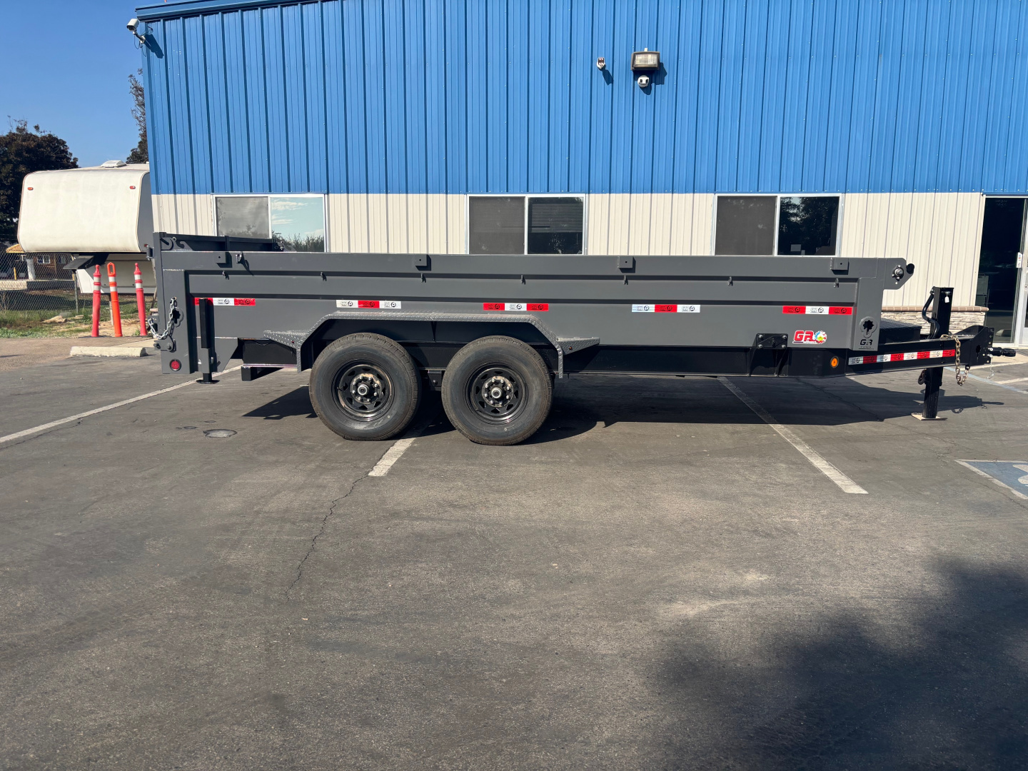 New 2026 GR 7'x16'x2' LOW PROFILE DESIGN Heavy Duty Dump Trailer 14,000 lbs GVWR