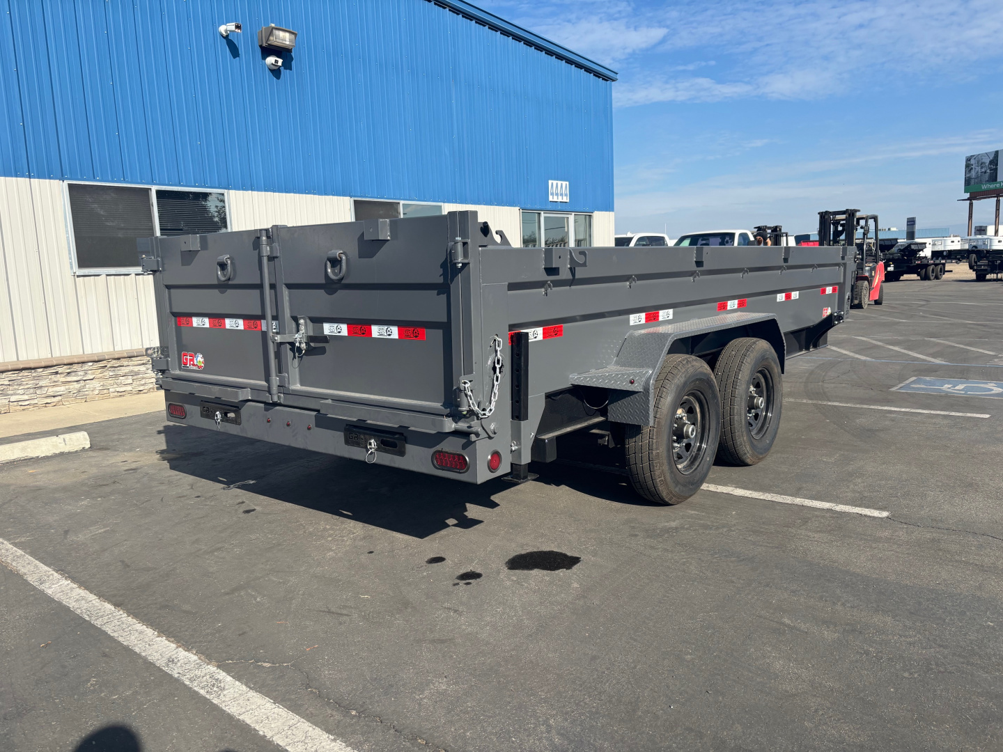 New 2026 GR 7'x16'x2' LOW PROFILE DESIGN Heavy Duty Dump Trailer 14,000 lbs GVWR