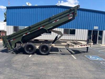 New 2026 GR 7'x16'x2' LOW PROFILE DESIGN Heavy Duty Dump Trailer 14,000 lbs GVWR