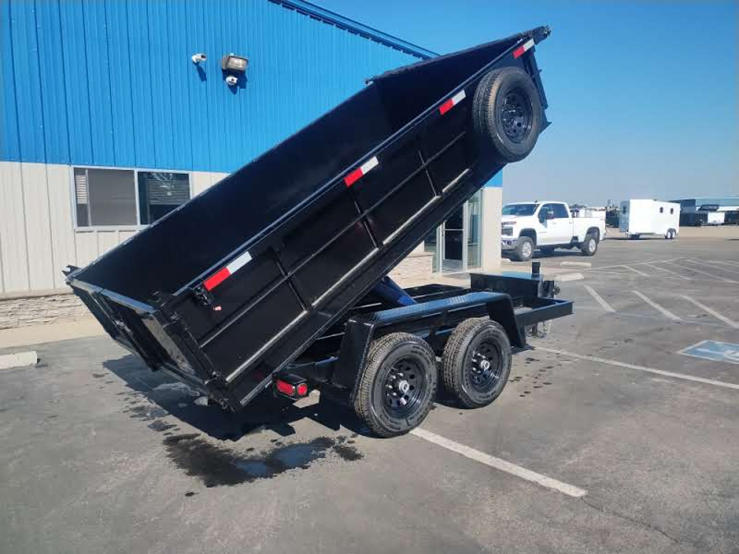 New 2026 Tru 6x12x2 Scissor Dump Trailer 9,995 lbs GVWR