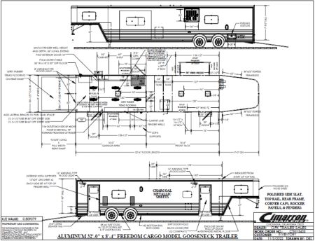 New 2023 Cimarron Freedom Toyhauler 16' Garage 16' Outlaw Living Quarter