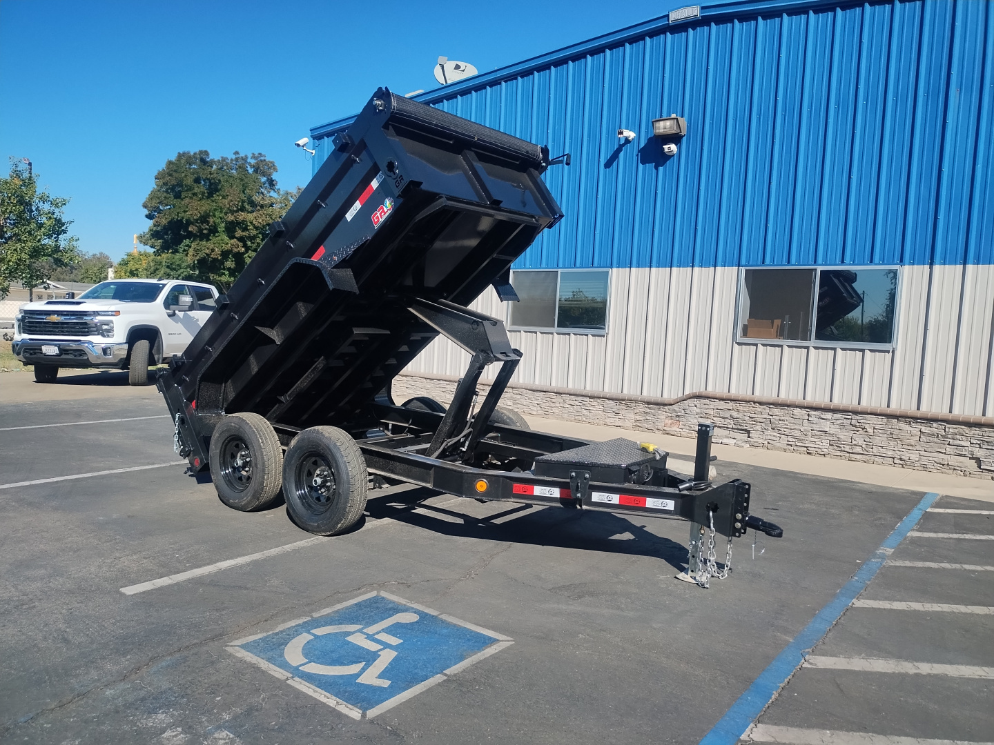 New 2026 GR 5x10x2 Low Profile Scissor Dump Trailer 7000 GVWR