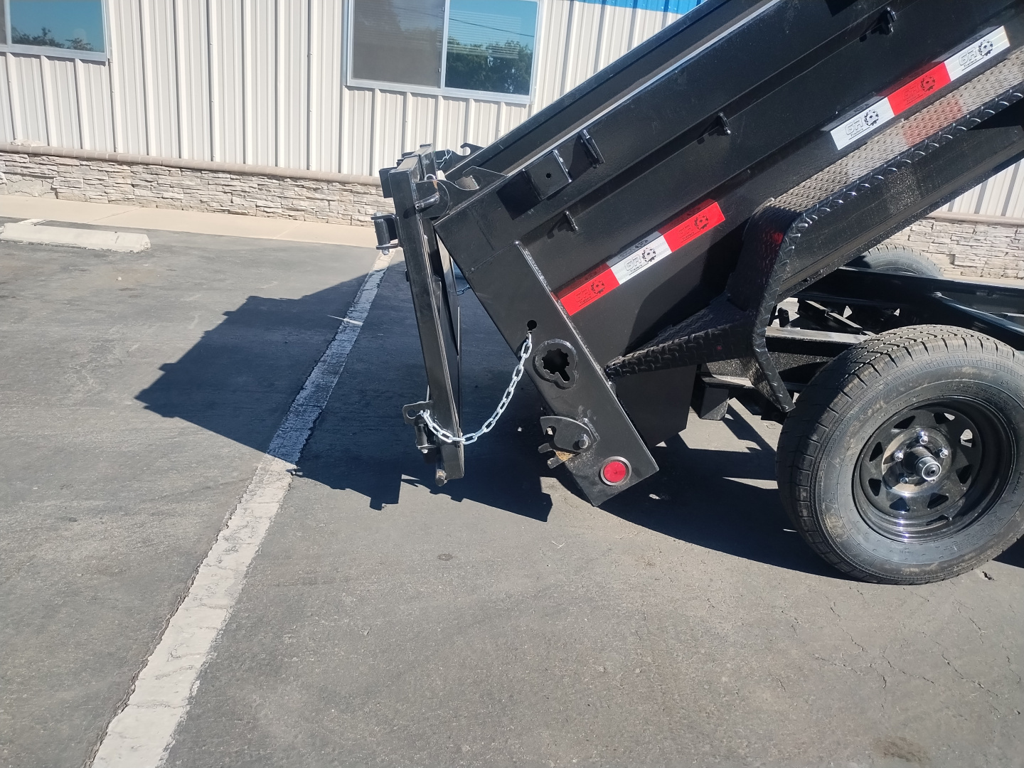 New 2026 GR 5x10x2 Low Profile Scissor Dump Trailer 7000 GVWR