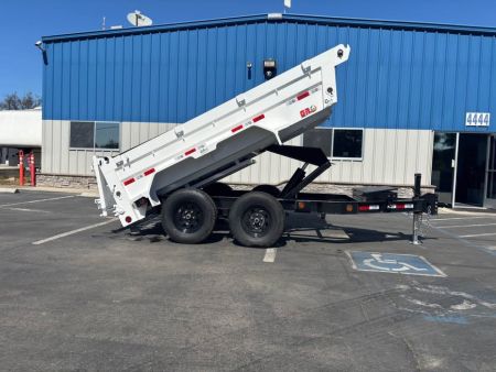 New 2026 GR 5x10x2 Low Profile Scissor Dump Trailer 7000 GVWR
